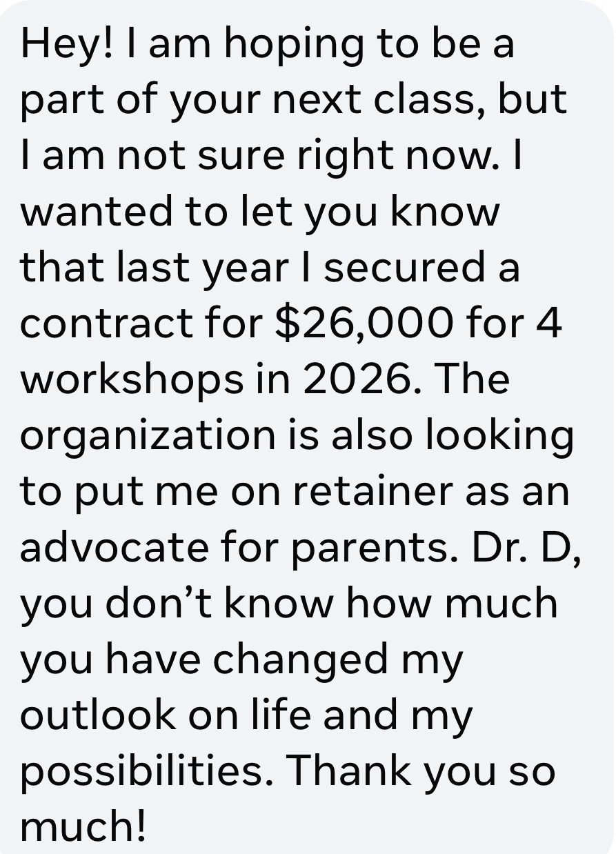 A contract plus a retainer offer